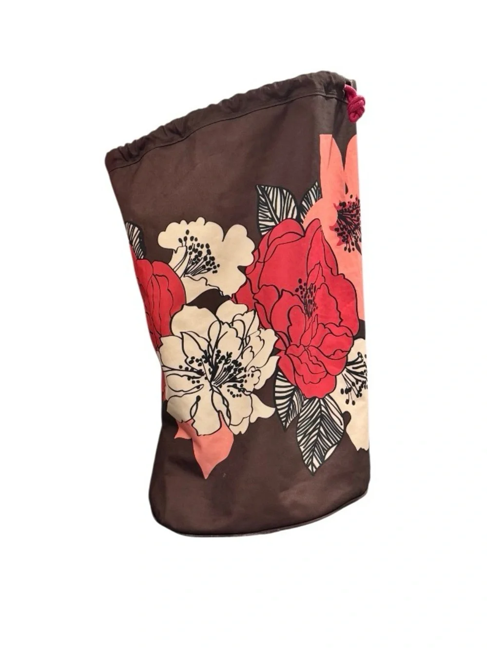 VERA BRADLEY X-Large MOCHA ROUGE Laundry duffle bag - college/campsdirty clothes